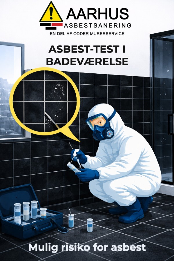 Asbest-test i badeværelse